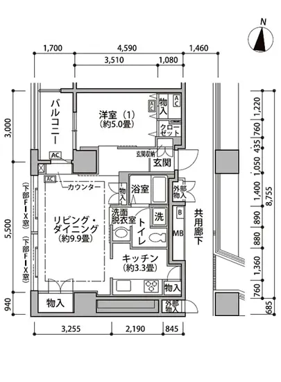 東雲キャナルコートCODAN 19-402