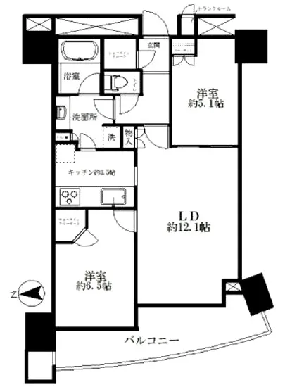 タワーレジデンストーキョー 25F