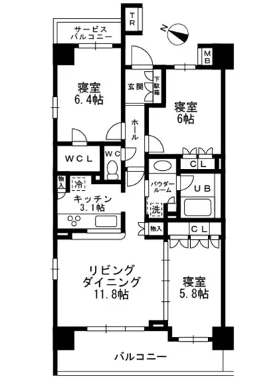 シャンピアグランデ深沢 101