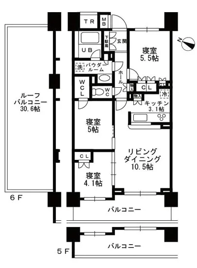 シャンピアグランデ深沢 203