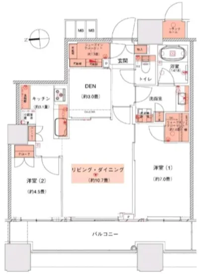 パークシティ大崎ザタワー 16F