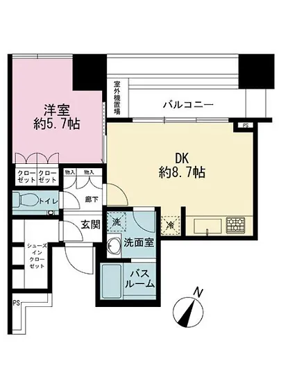 プレミストタワー白金高輪 1602