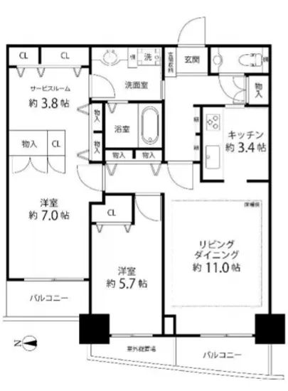 河田町ガーデン 1-513