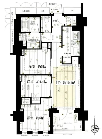 ジオ御苑内藤町 5F