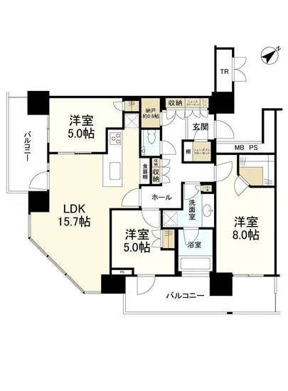 パークシティ武蔵小山ザタワー&ザレジデンス T-32F