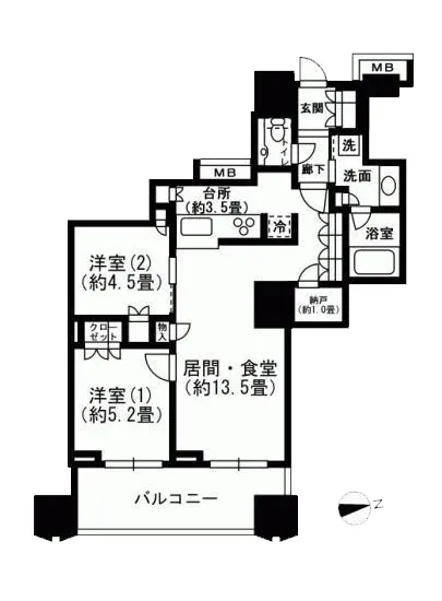 富久クロスコンフォートタワー 30F