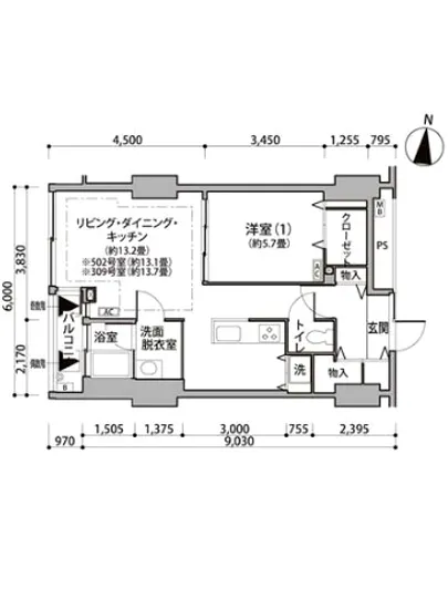 東雲キャナルコートCODAN 12-209