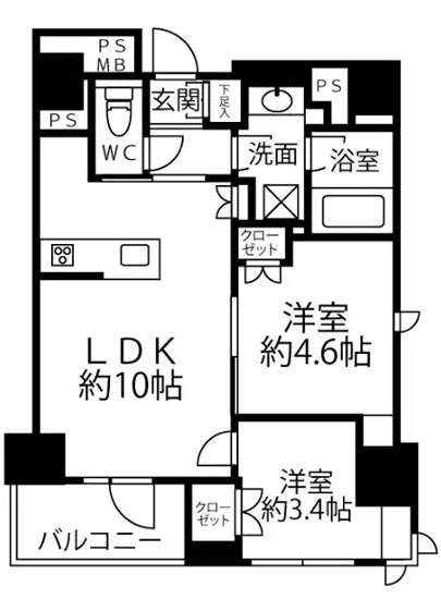 クリオラベルヴィ新富町 603