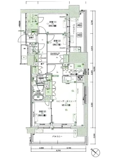 晴海フラッグ PARK-14F