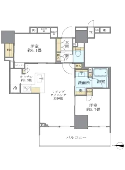 ブリリアタワー上野池之端 29F