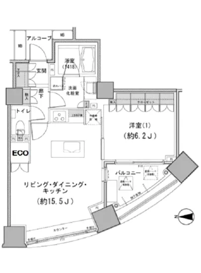 パークハウス オー・タワー 504