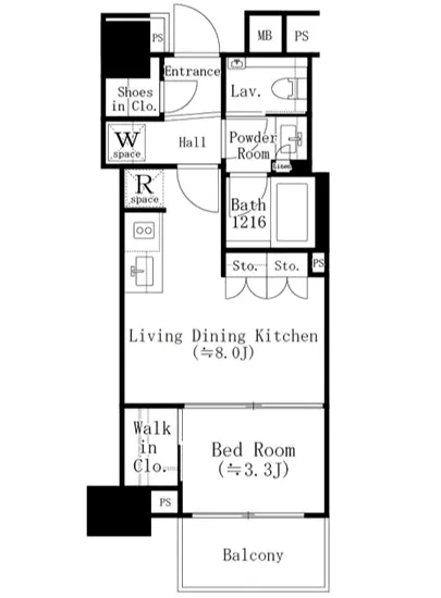 パークホームズ西小山 208