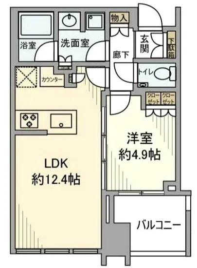 大崎ウエストシティタワーズ E-1407