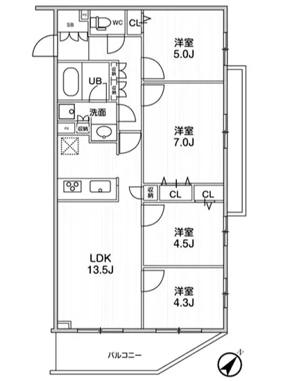 LIME RESIDENCE HIKIFUNE 421