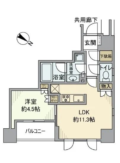 パークホームズ日本橋浜町二丁目ローレルアイ 4F