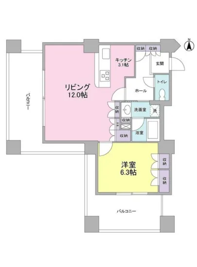 文京グリーンコートビュータワー本駒込 B1807