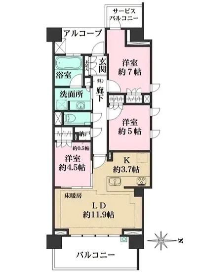 プラウド駒場 7F