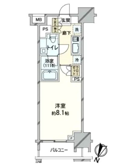 クレヴィア新宿若松町 707