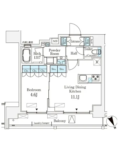 ベルファース八丁堀ウエスト 201