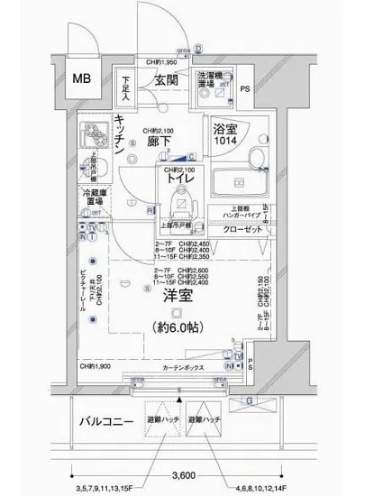 コンシェリア新橋 1103