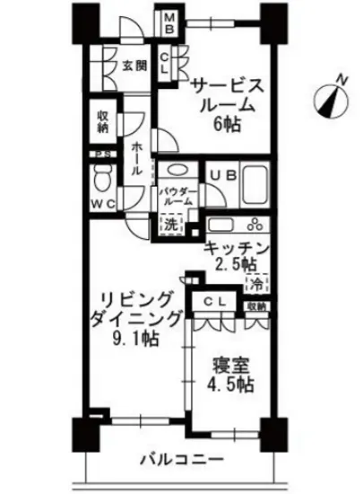 シャンピアグランデ深沢 307