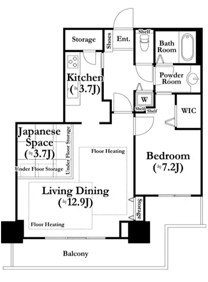 河田町ガーデン 1-414