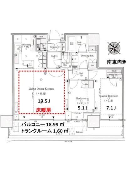 パークタワー勝どき M-29F