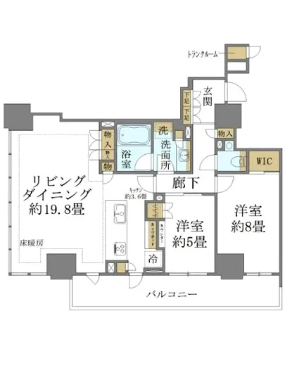 ブリリアタワー上野池之端 1310