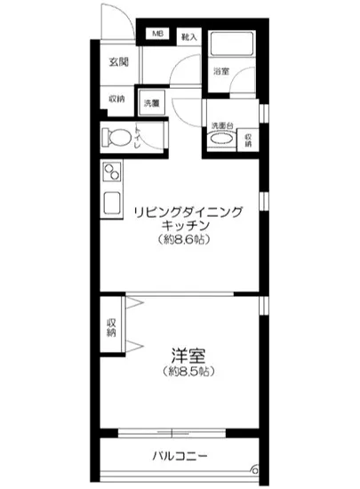 カメリアヒルズ初台 2F