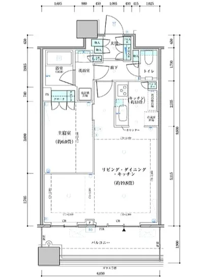 パークタワー勝どき S-4810