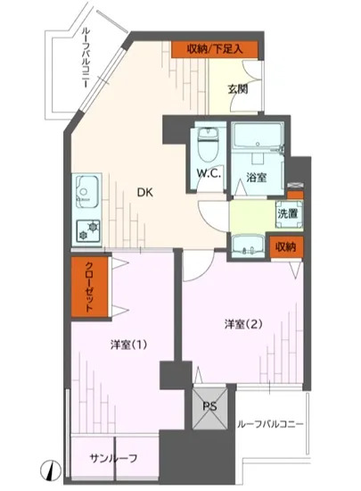 ライオンズマンション六本木 3F