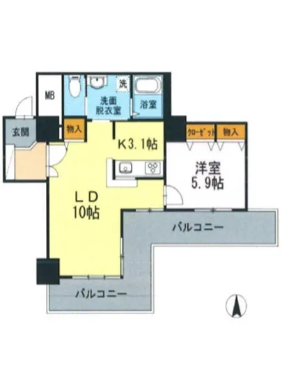 品川シーサイドビュータワー Ⅱ-705