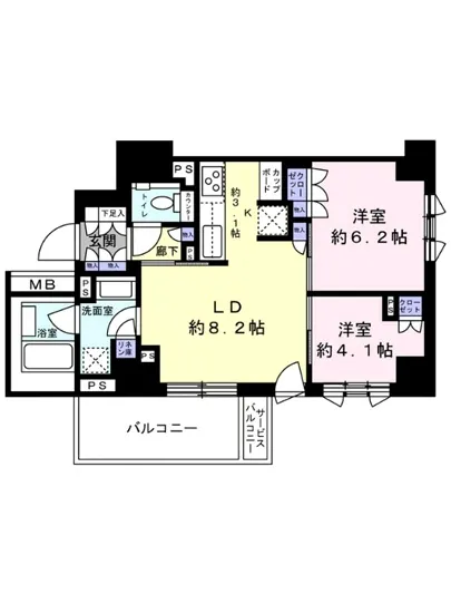 ブリリア自由が丘 2F