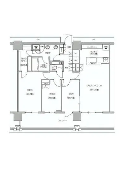 パークタワー品川ベイワード 15F