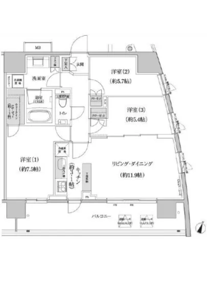 パークハビオ渋谷本町レジデンス 1112