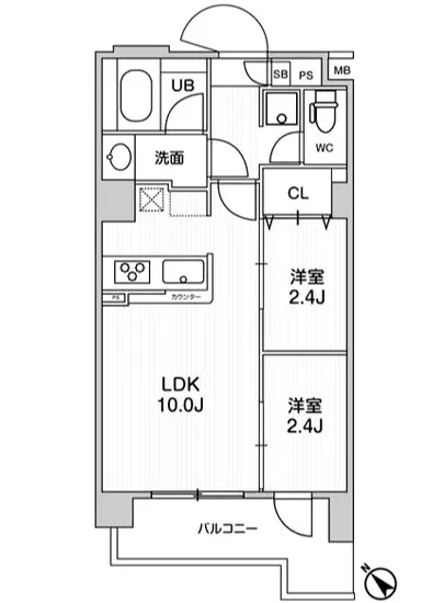 アルファコート曳舟3 104