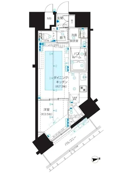 ズーム新宿御苑前 405