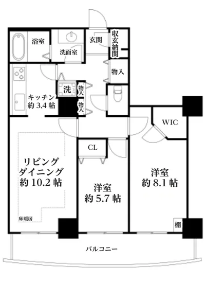 河田町ガーデン 2-707