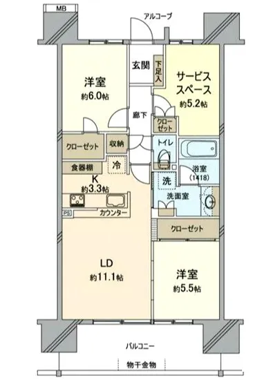 ザ・ガーデンズ東京王子エアリーコート 7F