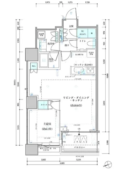 パークタワー勝どき S-1215