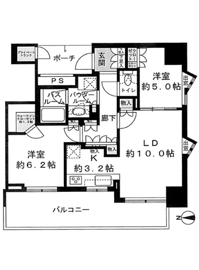 ワールドシティタワーズブリーズタワー 24F