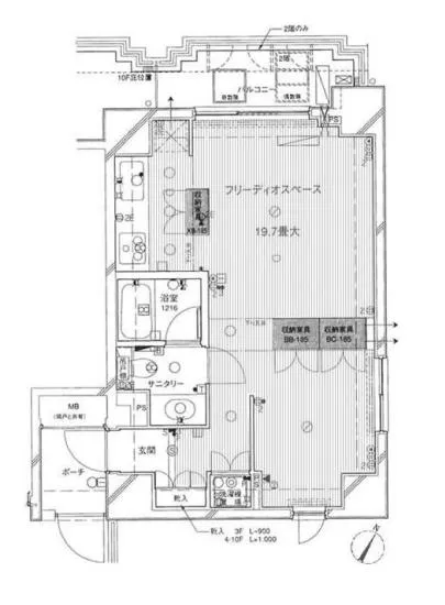 朝日白金台マンション 7F