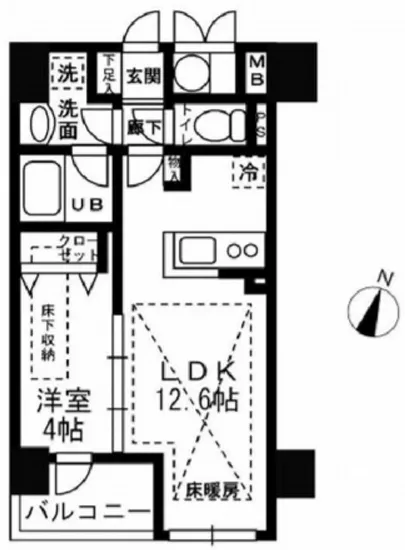 ルジェンテリベル日本橋濱町 3F