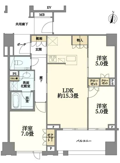 プラウド自由が丘 2F