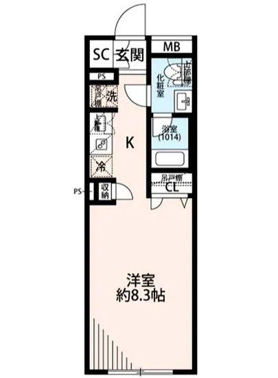 プレール・ドゥーク中野上高田 105