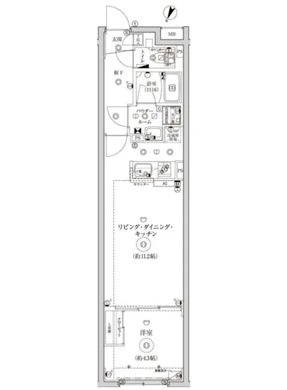 グローリオシェルト池袋2 403