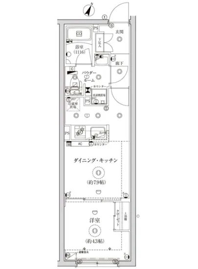 グローリオシェルト池袋2 408