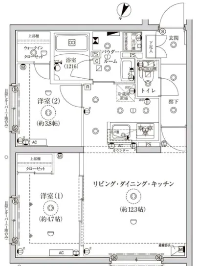 グローリオシェルト池袋2 406