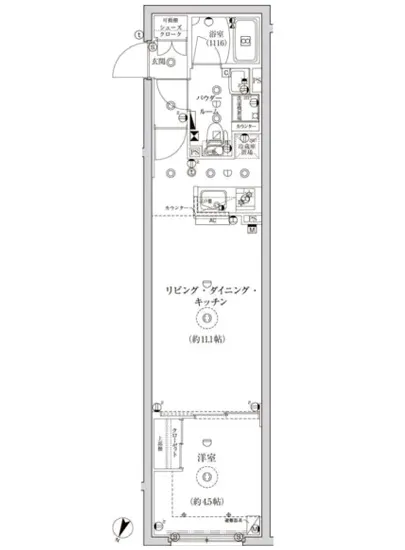 グローリオシェルト池袋2 405