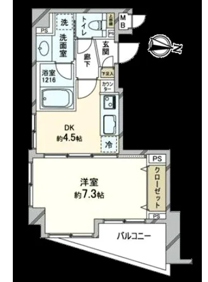 トゥールロワイヤルエルモア代々木上原 4F